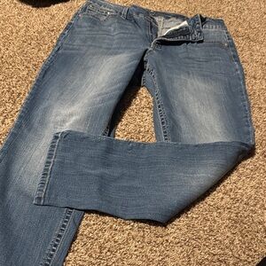 New Directions Weekend Skinny Boyfriend jeans w/rhinestone pocket rivets (14W)